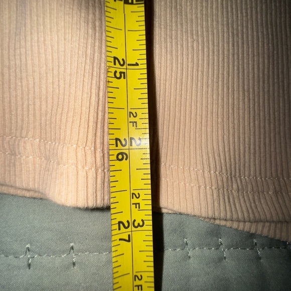 Urban Outfitters Beige Ribbed Collared Short Sleeve Romper – Size XS. NWT - Picture 7 of 13